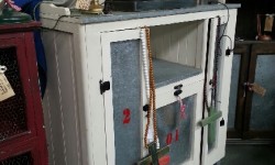 Up cycled industrial sideboard