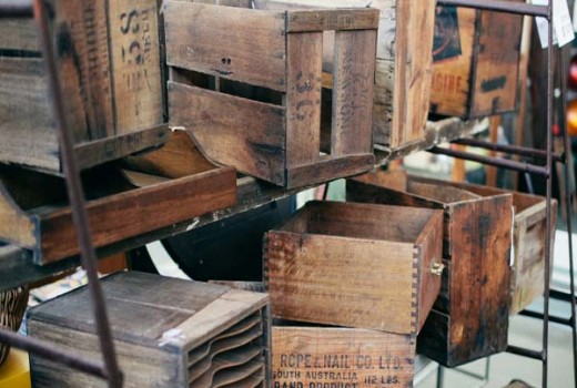 Rustic Timber Boxes